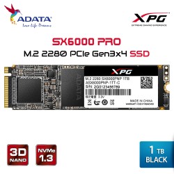 ADATA XPG SX6000 PRO PCle Gen3x4 M.2 2280 SSD 1TB