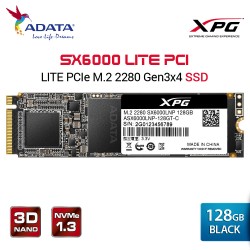 ADATA XPG SX6000LNP LITE 128GB PCIe Gen3x4 M.2 2280 SSD - Solid State Drive