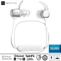 Optoma NuForce BE Sport 4 Premium Wireless Sport Earbuds - Silver