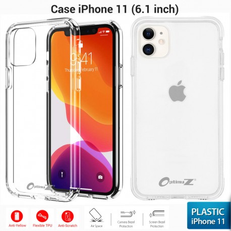 OptimuZ Soft Case Pelindung iPhone 11 – Clean Plastic