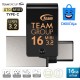 Team Group M181 OTG Type-C Flashdisk USB3.2 - 16GB Hitam