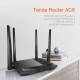 TENDA AC6 Router WiFi AC1200 Smart Dual-Band - Hitam