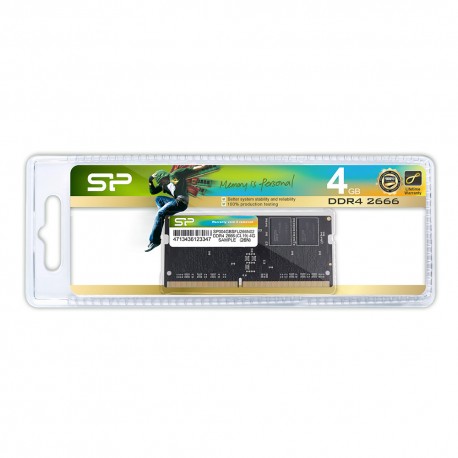 Silicon Power DDR4 2666 CL19 SO-DIMM RAM Laptop - 4GB