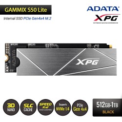ADATA XPG GAMMIX S50 Lite SSD Internal PCIe Gen4x4 M.2 2280 NVMe 1.4 - 512GB-1TB