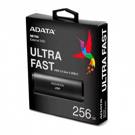 ADATA SE760 SSD Eksternal USB3.2 Gen2 Type-C - 256GB