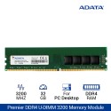 ADATA Premier DDR4 3200 U-DIMM RAM PC Desktop - 32GB Hijau