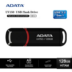 ADATA DashDrives UV150 - Flashdisk USB 3.1 SuperSpeed - 128GB Hitam