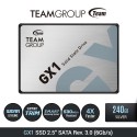 TEAM SSD GX1 2.5 SATA III - 240GB Silver