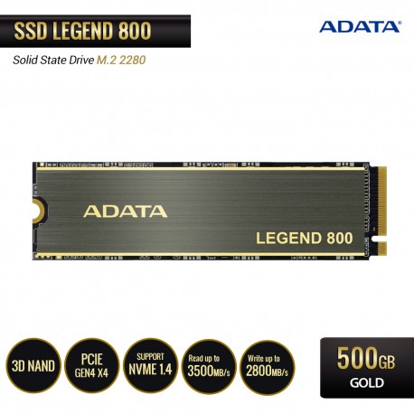 ADATA LEGEND 800 SSD PCIe Gen4x4 M.2 2280 - 500GB