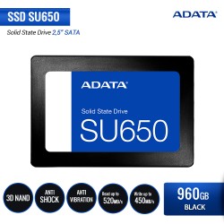 ADATA SU650 - SSD Internal 3D NAND 2.5” SATA III - 960GB