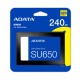 ADATA SU650 – SSD Internal 3D NAND 2.5” SATA III – 240GB