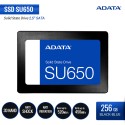 ADATA SU650 SSD Internal 3D NAND 2.5 SATA III - 256GB