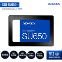 ADATA SU650 SSD Internal 3D NAND 2.5 SATA III - 512GB