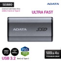 ADATA SE880 SSD Eksternal USB3.2 Gen2 x2 Type-C - 500GB-4TB