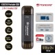 Transcend ESD310C SSD Eksternal Dual USB Type-A dan Type-C 512GB-2TB Hitam