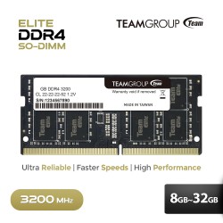 Team Group RAM Elite DDR4 3200 SO-DIMM 8GB-32GB