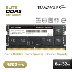 TEAMGROUP RAM Elite DDR5 4800 SO-DIMM - 8GB-32GB