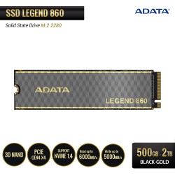 ADATA LEGEND 860 SSD PCIe Gen4 x4 M.2 2280 - 500GB-2TB