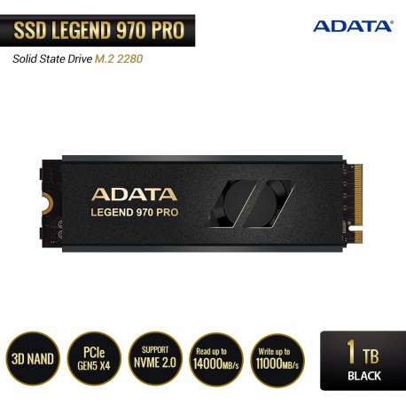 ADATA LEGEND 970 PRO SSD PCIe Gen5 x4 M.2 2280 - 1TB