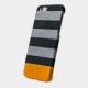 Alto Leather Case for iPhone 6 - Denim - Zebra Grey