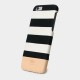 Alto Leather Case for iPhone 6 - Denim - Zebra White