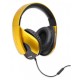 Oblanc SHELL200 Stereo Headphones with In-line Microphone & Call Control - NC3-1- Yellow