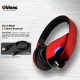 Oblanc SHELL200 Stereo Headphones with In-line Microphone & Call Control - NC3-1-Red