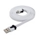 OptimuZ Cable Noodle Flat for Micro USB – White 2m