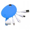 Kabel XT-11 Silicon Pouch - Biru