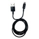 OptimuZ Kabel Lightning 8-pin i5 Apple MFI Certified – 1M Hitam