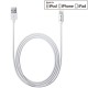 OptimuZ Kabel Lightning 8-pin i5 Apple MFI Certified – 3M Putih