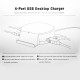 ICH-S04 - 4 Ports USB Desktop Charger - Black