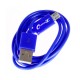 OptimuZ Kabel Micro USB V8 - 1M Biru