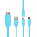 Kabel MHL Kit Adapter Micro USB ke HDMI untuk Smartphones