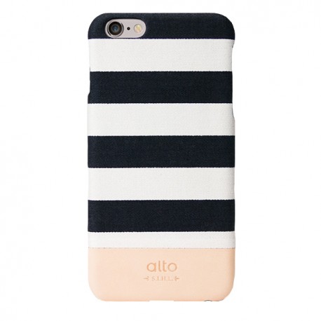 Alto Leather Case for iPhone 6 - Denim - Zebra White