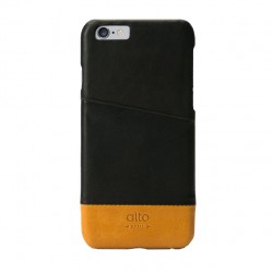 Alto Leather Case for iPhone 6 Plus - Metro Plus - Black / Light Brown