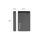 Transcend StoreJet SSD/HDD Upgrade Kit 25CK3 2.5˝ SATA Drive Enclosure Hard Disk External Case - Grey