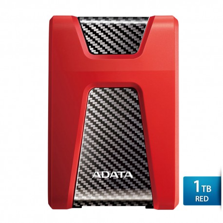 ADATA H650 - 1TB Merah - Hard Disk Eksternal USB3.0 Anti-Shock