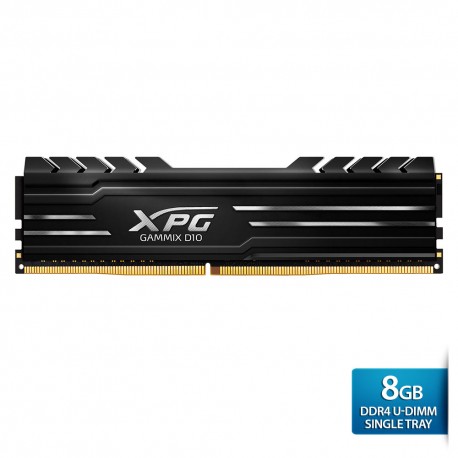 ADATA XPG Gammix D10 DDR4 U-DIMM 2400 Single Tray - 8GB Hitam