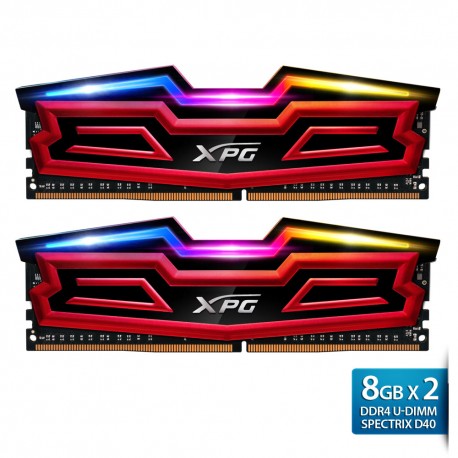 ADATA XPG Spectrix D40 DDR4 U-DIMM 3000 Dual Tray – 8GBx2