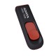 ADATA C008 - Flashdisk USB Capless Sliding - 16GB Hitam-merah