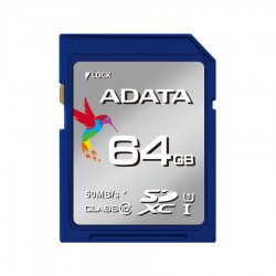 ADATA Premier SDXC UHS-I Class10 50MB/s Memory Card - 64GB