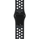 OptimuZ Sport Nice Watch Band Strap Breathable Silicone for Apple Watch - 38mm Black-white