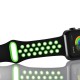 OptimuZ Sport Nice Watch Band Strap Breathable Silicone for Apple Watch - 38mm Black-green