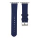 OptimuZ Sport Dual Tone Watch Band Strap Silicone for Apple Watch - 42mm Navy-green-white