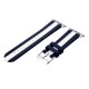 OptimuZ Sport Dual Tone Watch Band Strap Silicone for Apple Watch - 42mm Navy-white