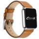 OptimuZ Premium Genuine Italy Leather Watch Band Strap for Apple Watch - 38mm Cokelat