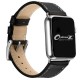 OptimuZ Premium Genuine Italy Leather Watch Band Strap for Apple Watch - 42mm Black