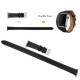 OptimuZ Premium Double Tour Leather Watch Band Strap for Apple Watch