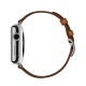 OptimuZ Premium Double Strap Leather Watch Band Strap for Apple Watch - 38mm Brown